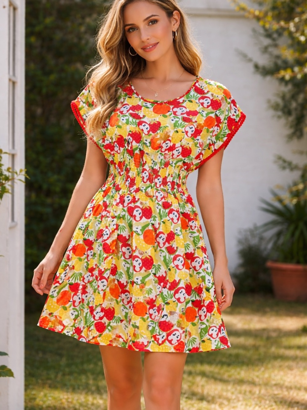 Disney Hidden Mickey dress shop dress size XL fruit dress NWOT